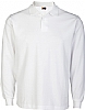 Polo Manga Larga Adulto Oviedo Joylu - Color Blanco